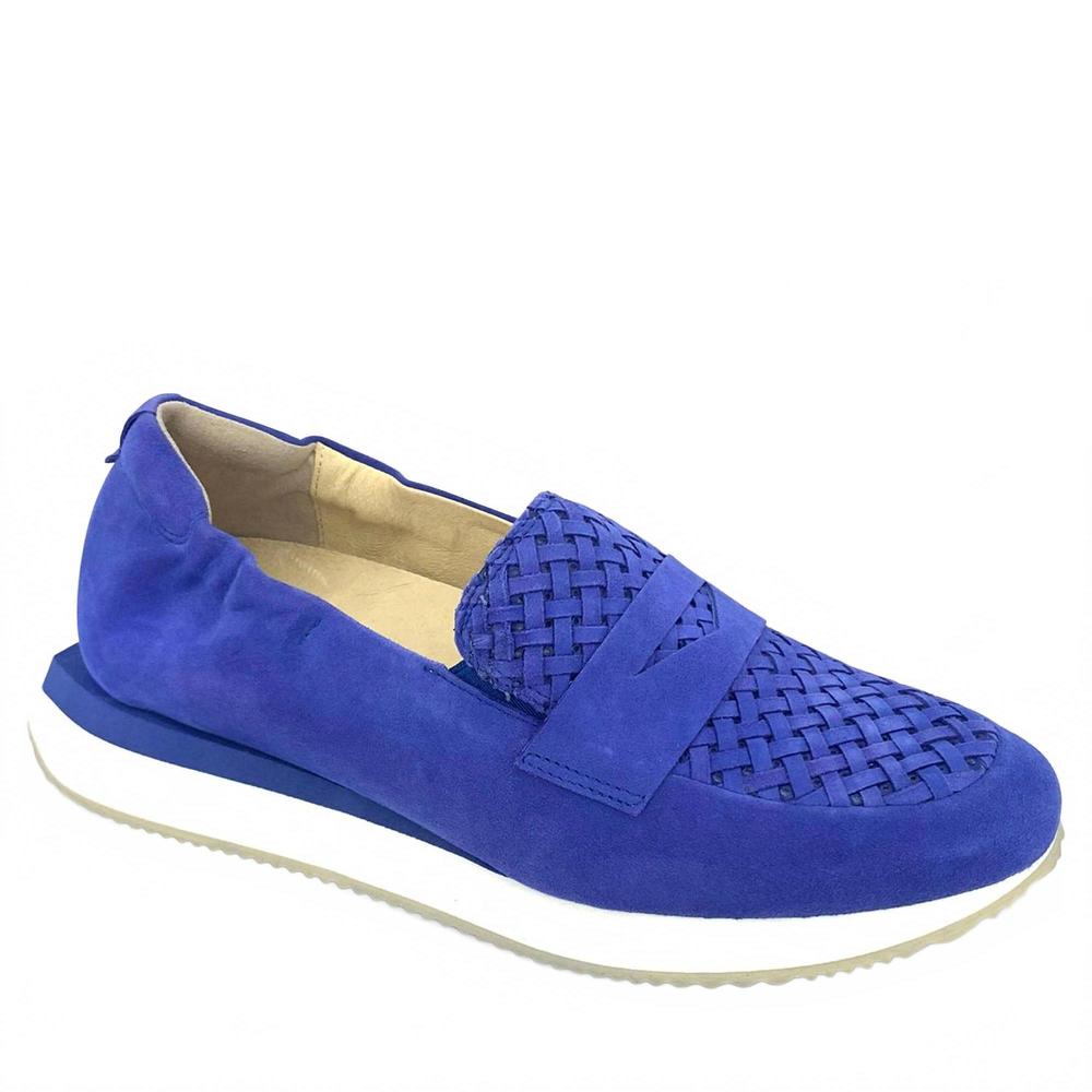 NEW SOFTWAVES women's perla loafers in indigo